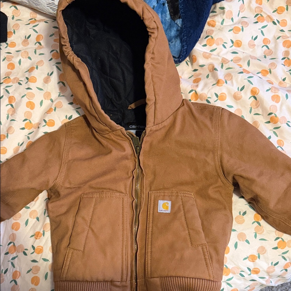 Carhartt Tan Hooded Jacket